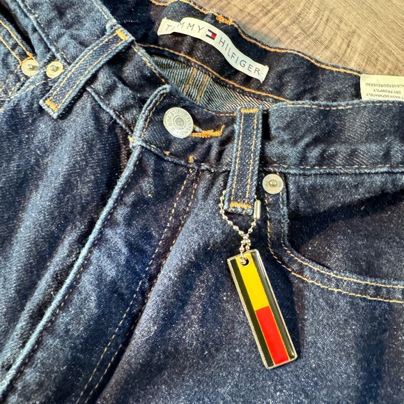 Vintage Tommy Hilfiger Women's Blue Denim Boyfriend Jeans Size 8 Y2K 90s - Picture 4 of 13